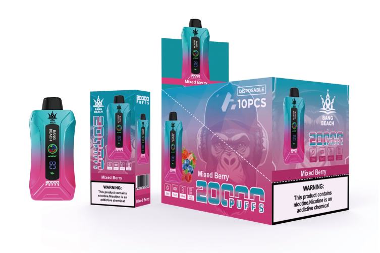 Bang Beach Vape - Bang Beach 20000 puff okosképernyős vape Z86J65 vegyes bogyó