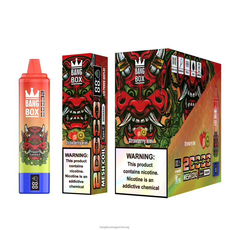 Bang Box Ára - Bang Box 20000 puff okosképernyő Z86J651 epres kivi