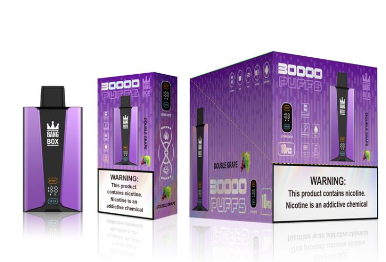 Bang Box Magyarország - Bang Box 30 000 puff okosképernyő Z86J685 dupla szőlő