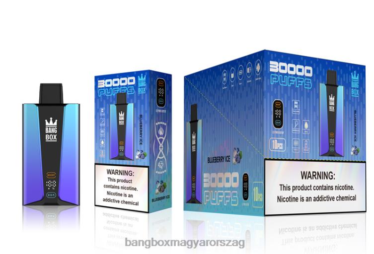 Bang Box Ára - Bang Box 30 000 puff okosképernyő Z86J679 áfonyás jég