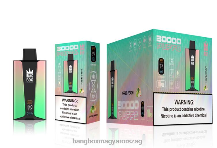 Bang Box Ára - Bang Box 30 000 puff okosképernyő Z86J683 alma őszibarack