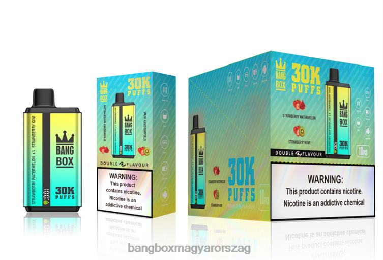 Bang Box Vape - Bang Box 30000 felfújás kettős ízben Z86J664 epres görögdinnye és epres kivi