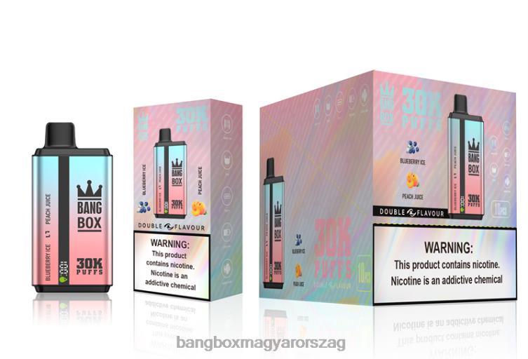 Bang Box Ára - Bang Box 30000 felfújás kettős ízben Z86J663 áfonya jég és baracklé