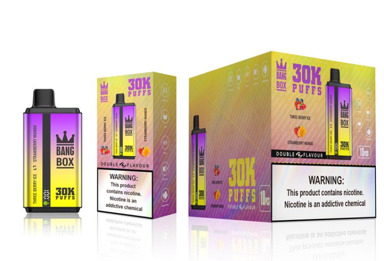 Bang Box Ára - Bang Box 30000 felfújás kettős ízben Z86J667 három bogyós jég és eper mangó
