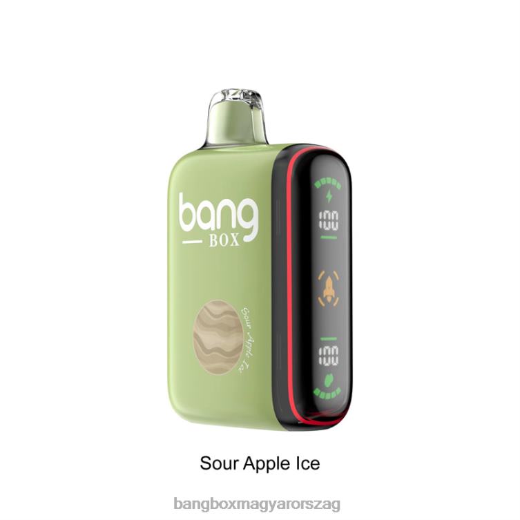 Bang Box Vape - Bang Box 9000-18000 puffadásos intelligens teljesítmény kijelző Z86J628 savanyú almajég