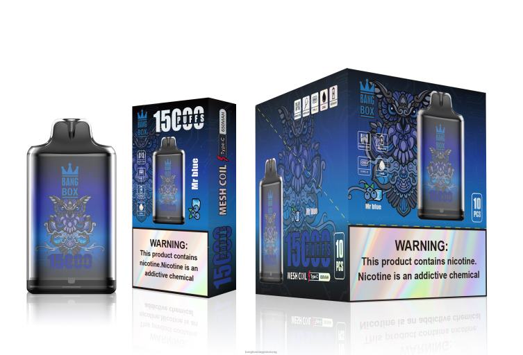 Bang Box Magyarország - Bang Box s1-15000 fújás Z86J6109 kék úr
